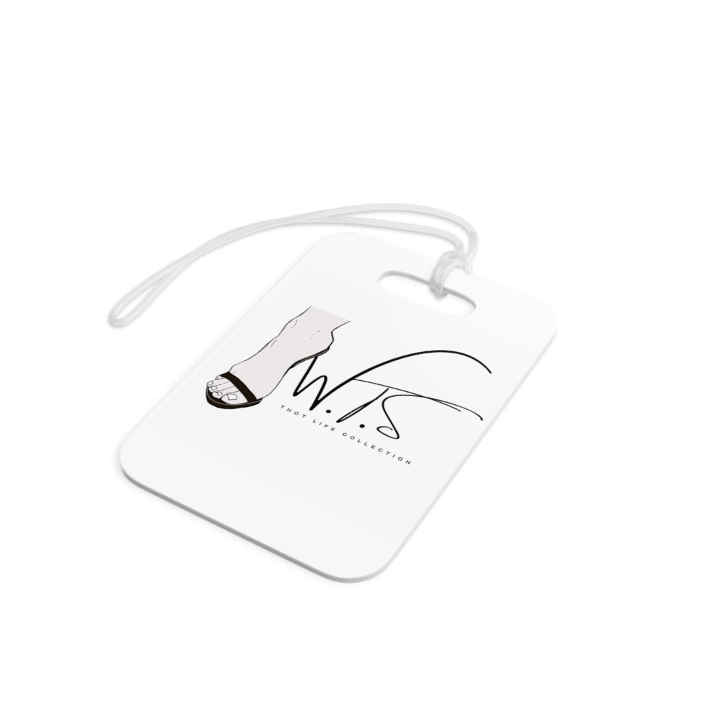 White WTS Luggage Tag